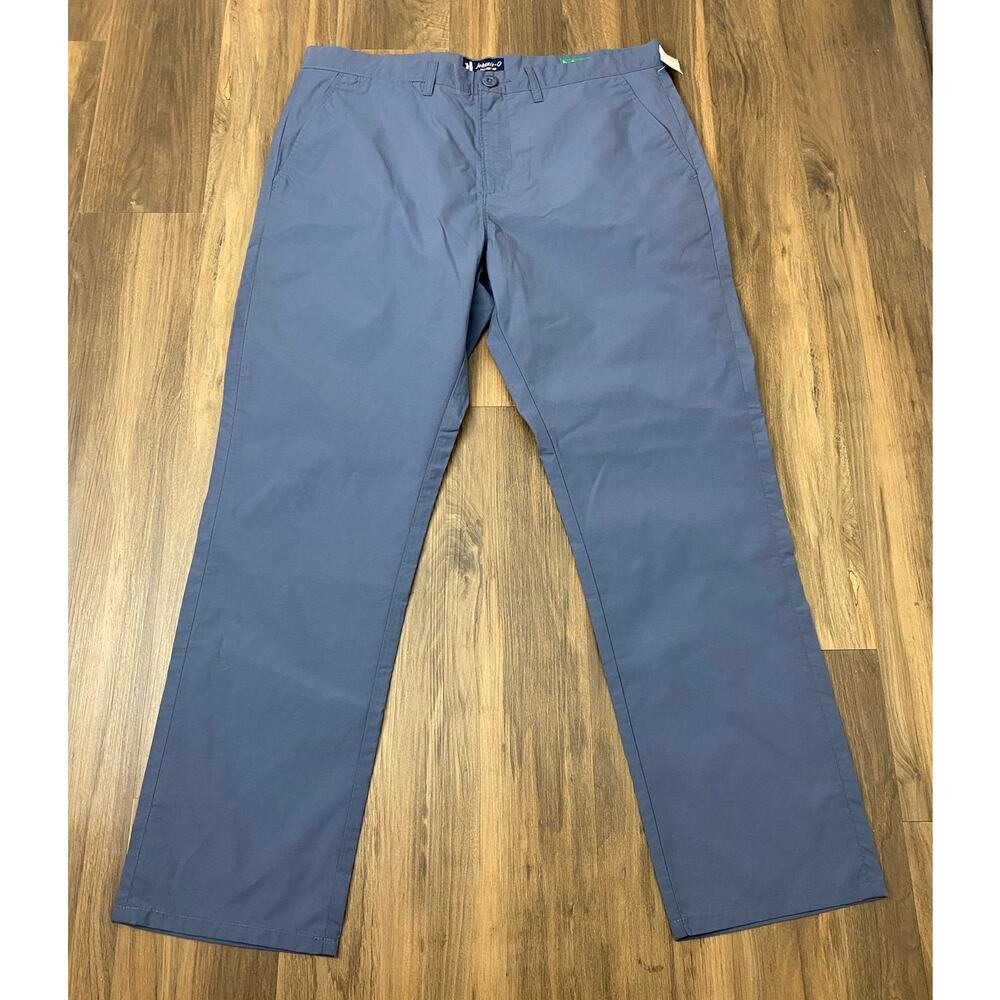 NEW Men Johnnie-O Dew Sweepers lightweight nylon performance chino pants 36x30 - Picture 3 of 4
